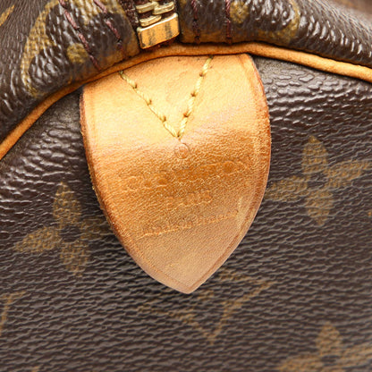 Louis-Vuitton Monogram Speedy 25 Brown