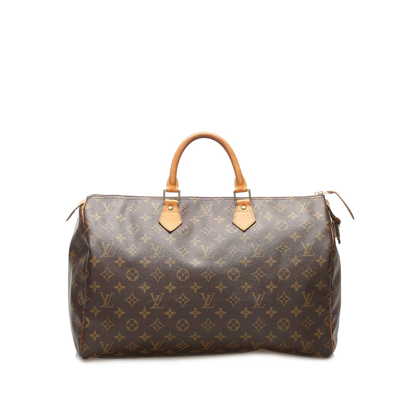 Louis-Vuitton Monogram Speedy 40 Brown