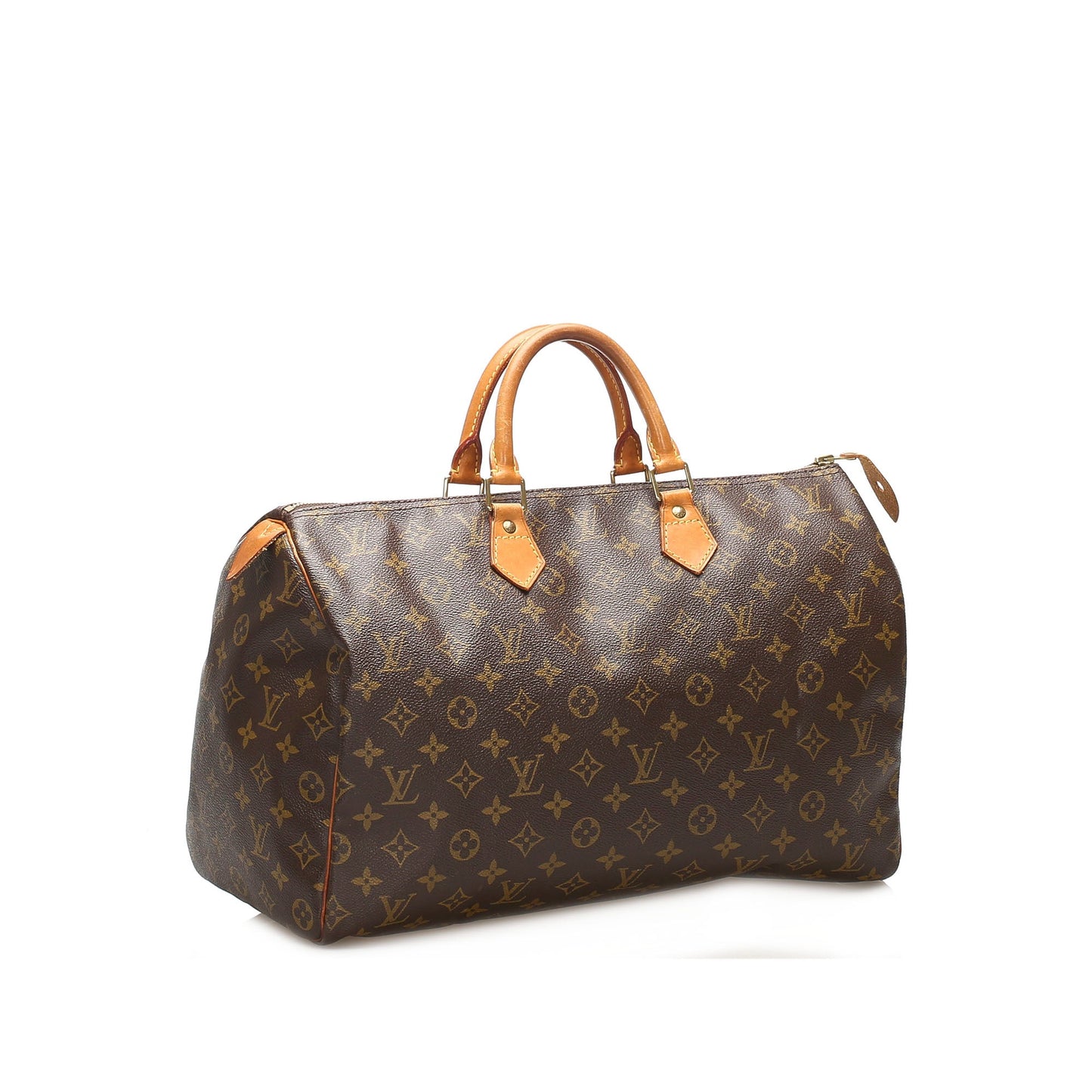 Louis-Vuitton Monogram Speedy 40 Brown