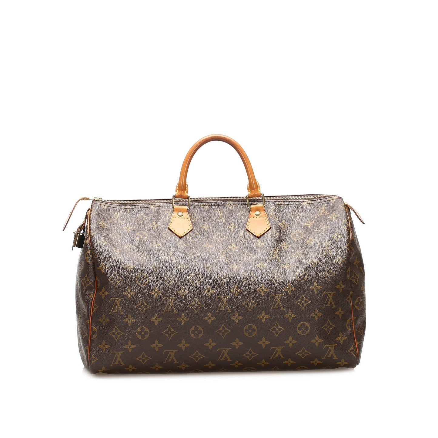 Louis-Vuitton Monogram Speedy 40 Brown