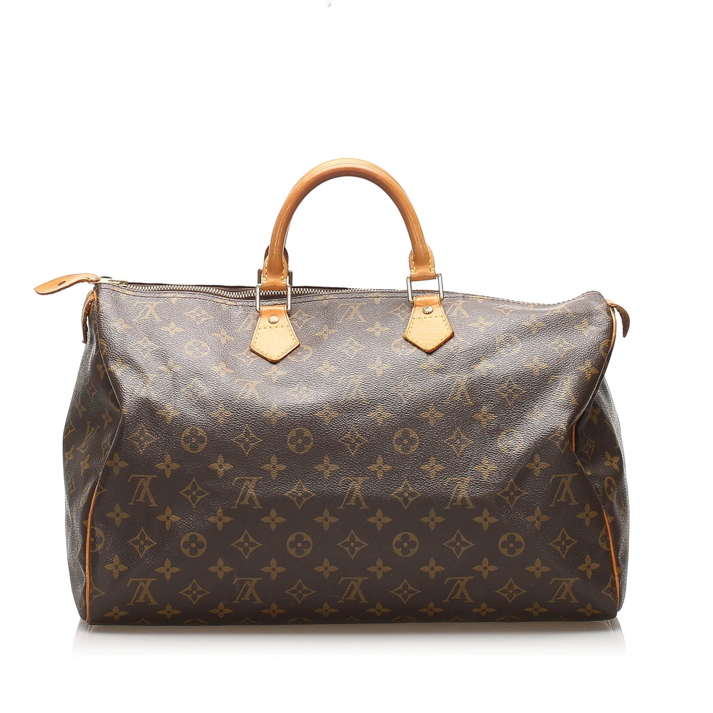 Louis-Vuitton Monogram Speedy 40 Brown