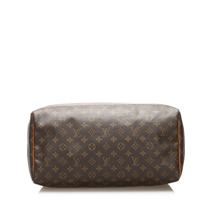 Louis-Vuitton Monogram Speedy 40 Brown