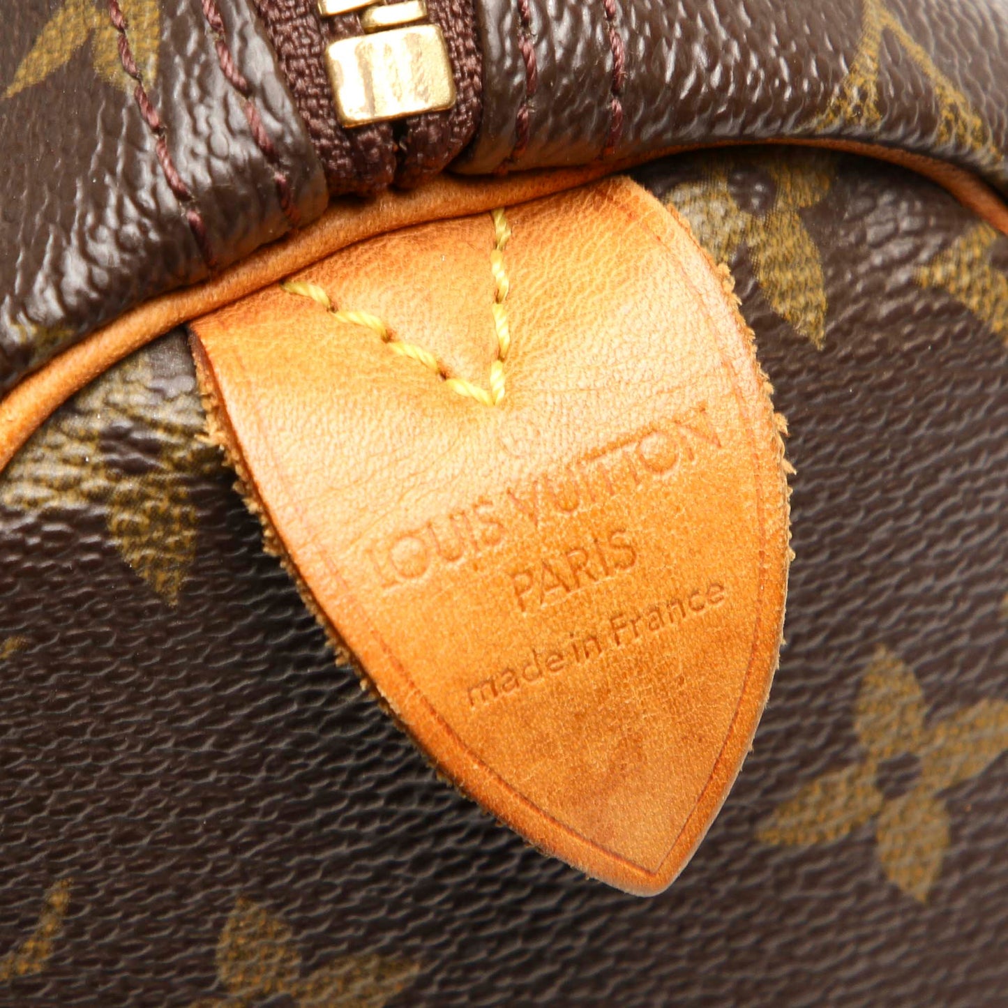 Louis-Vuitton Monogram Speedy 40 Brown