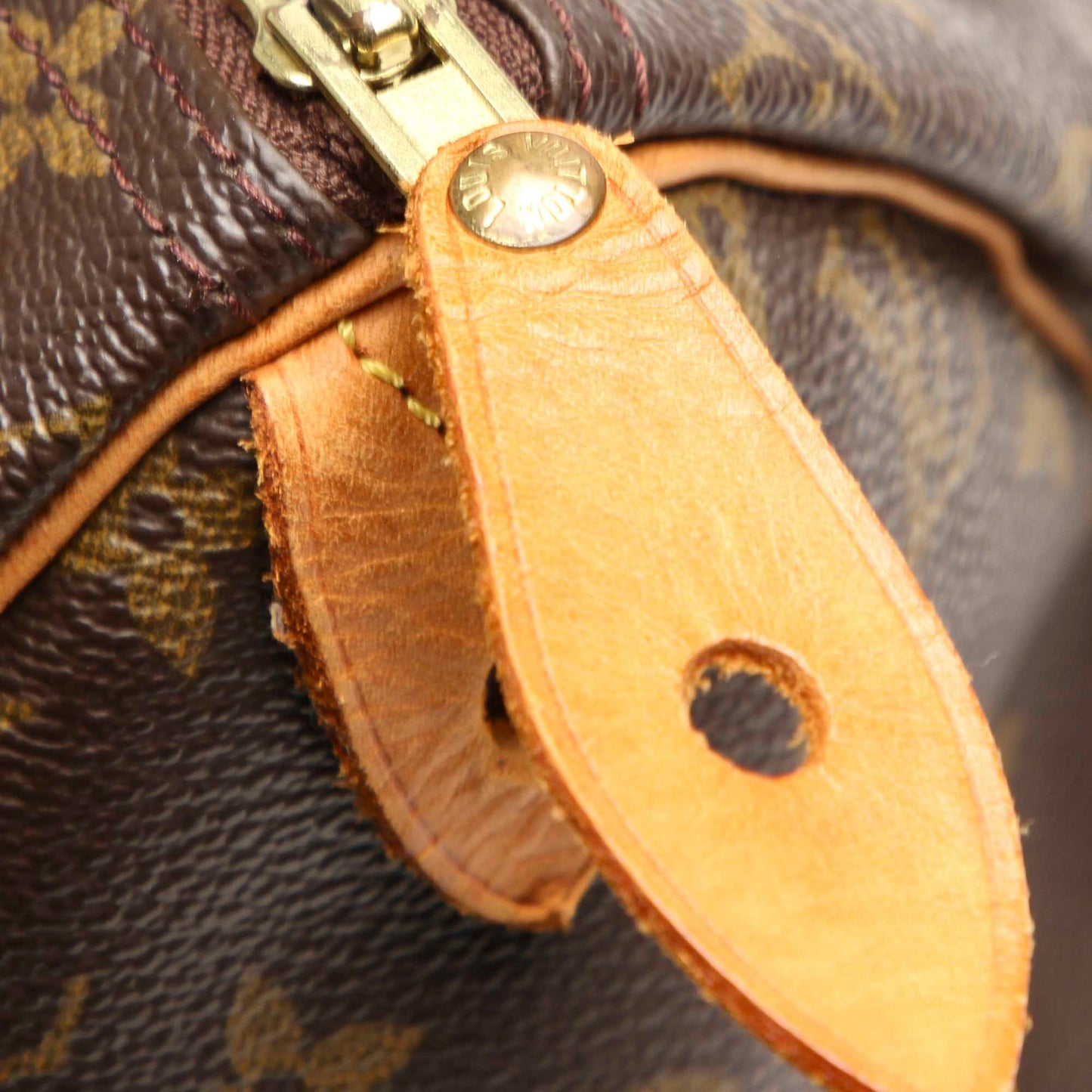Louis-Vuitton Monogram Speedy 40 Brown
