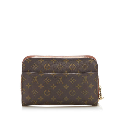 Louis-Vuitton Monogram Orsay Brown
