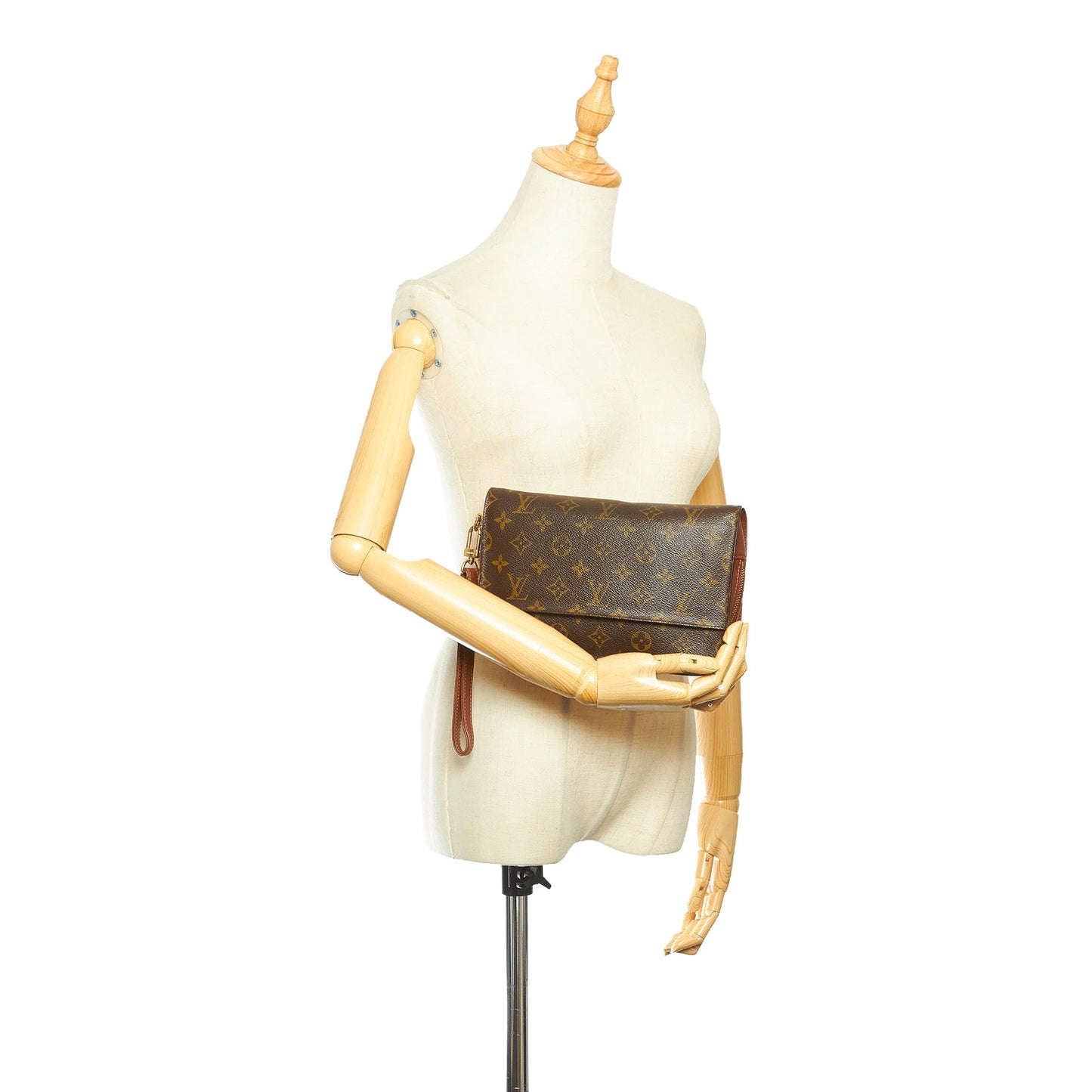 Louis-Vuitton Monogram Orsay Brown
