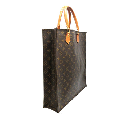 Louis-Vuitton Monogram Sac Plat Brown