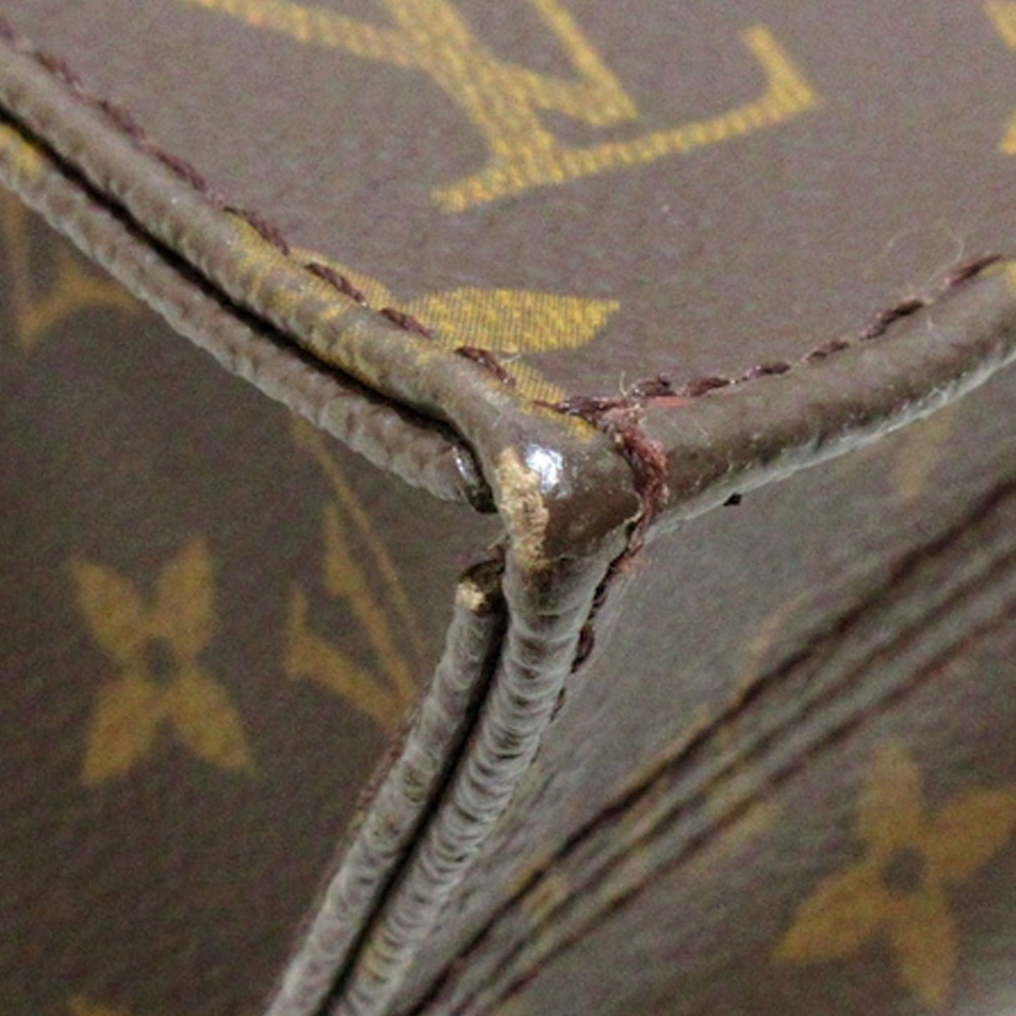 Louis-Vuitton Monogram Sac Plat Brown