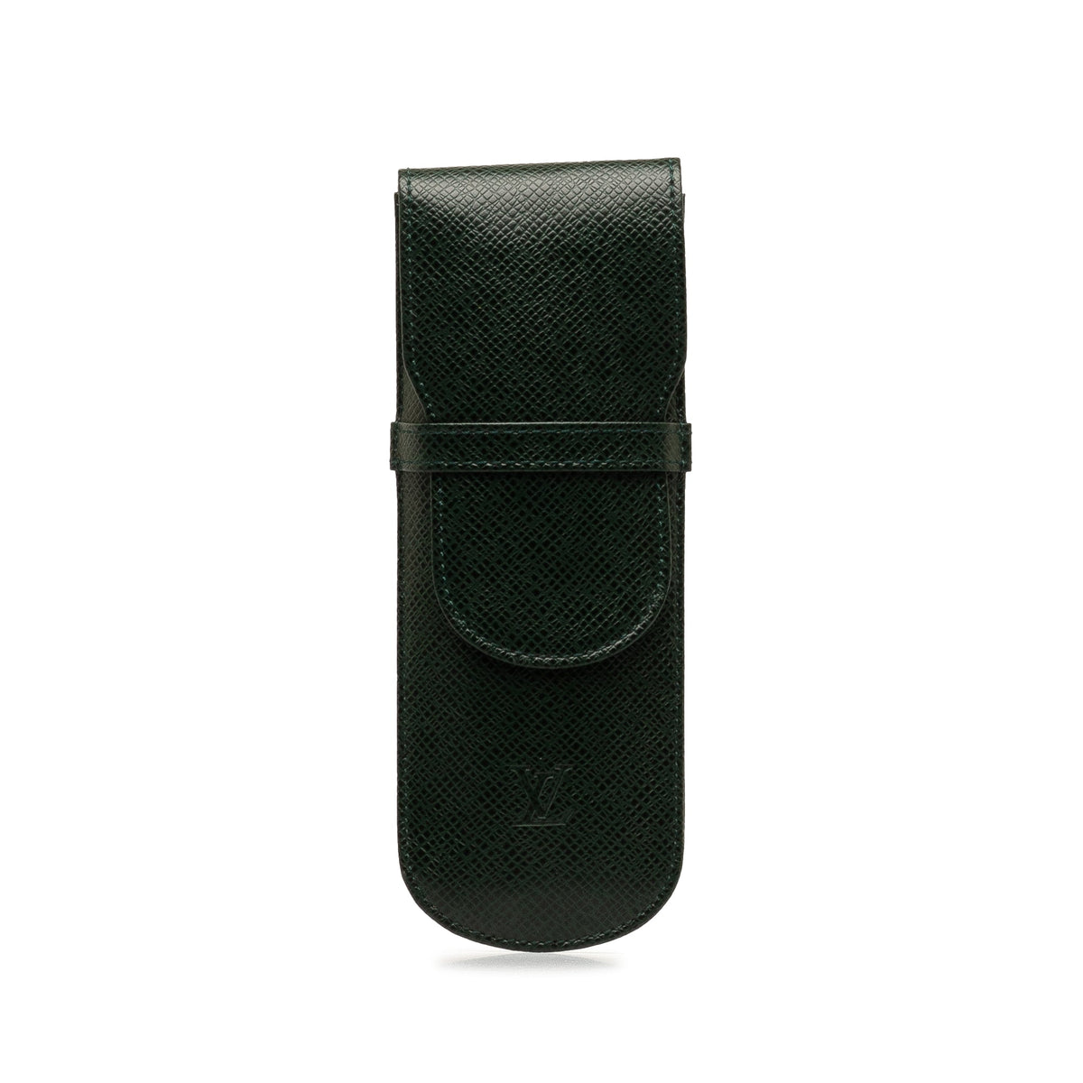 Green Louis Vuitton Taiga Etui Pen Case