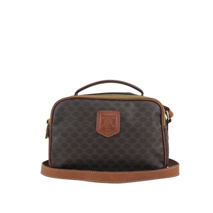 CELINE  Two-way Handbag Shoulder bag Brown Vintage 8rtyi2
