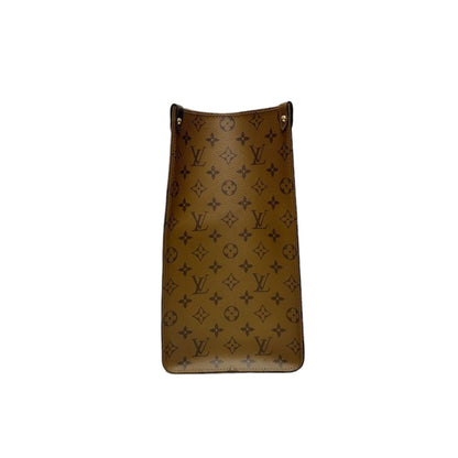 Louis-Vuitton On the go GM Reverse Monogram Large Brown GHW