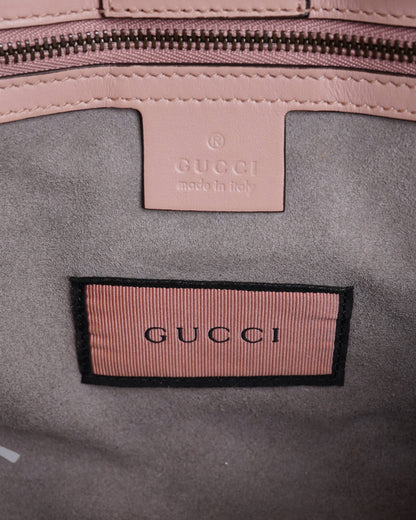 Gucci Pink GG Marmont Matelasse Leather Satchel