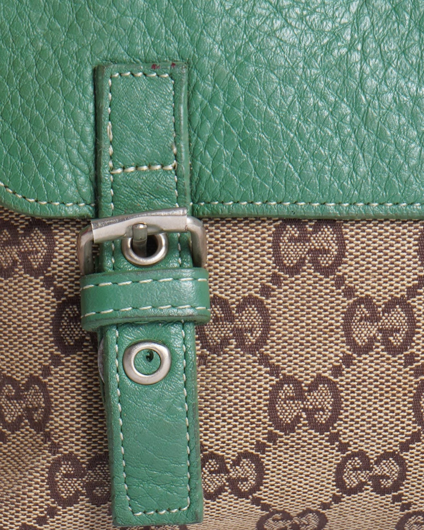 Gucci gg canvas waist bag