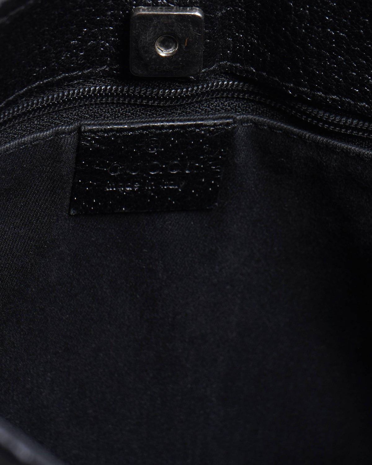 Gucci gg black canvas shoulder bag