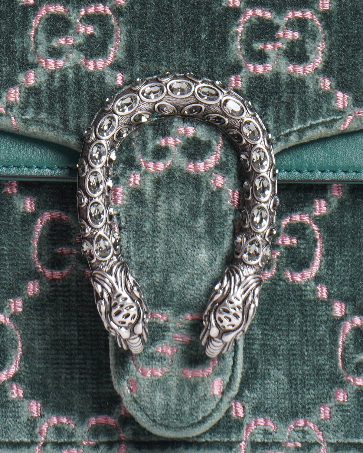 Gucci gg dionysus velvet supermini bag