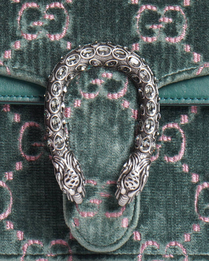 Gucci gg dionysus velvet supermini bag