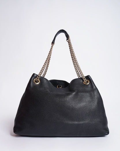 Gucci Old Rose Leather Soho Tote Bag