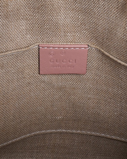 Gucci pink microguccissima dome bag