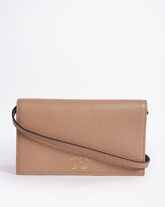 New Gucci Mini Cameila Sling In Beige