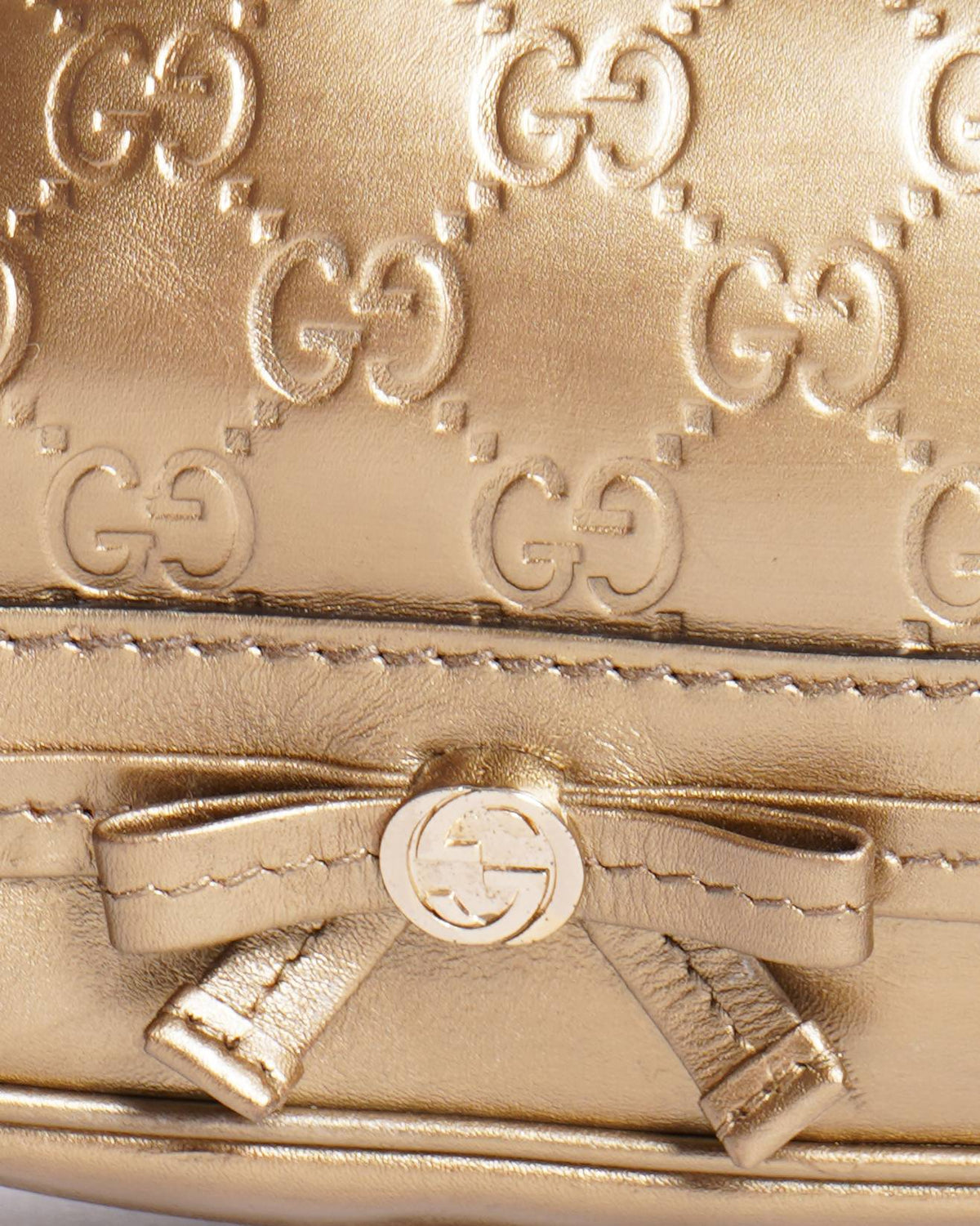 Gucci Mayfair Guccissima Leather White One Shoulder Bag