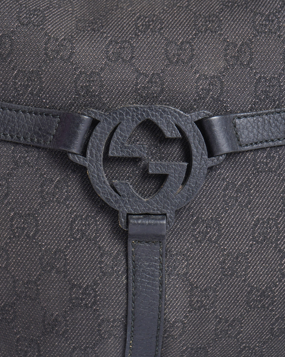 Gucci GG Canvas & Leather Shoulder Bag