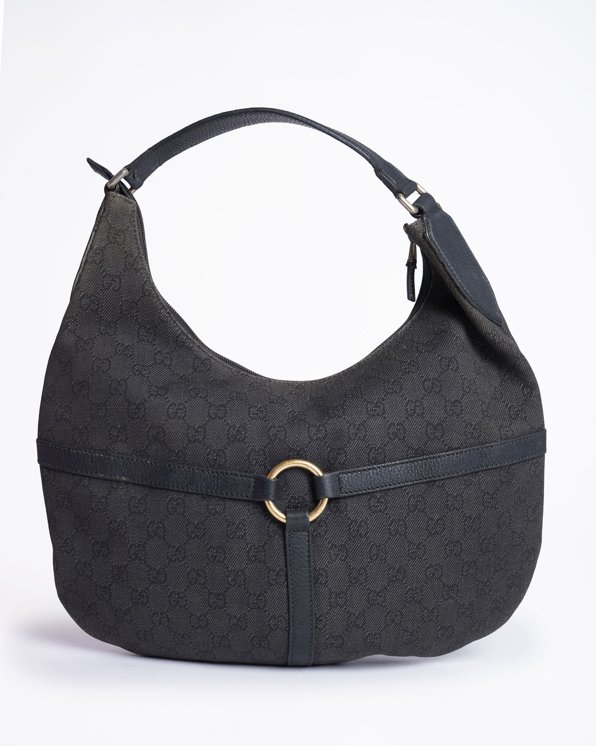 Gucci GG Canvas & Leather Shoulder Bag