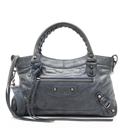Balenciaga Agneau Arena Classic First Satchel (SHF-23197)