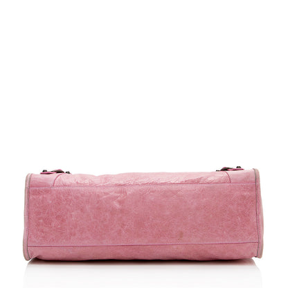 Balenciaga Agneau Classic City Satchel (SHF-17347)