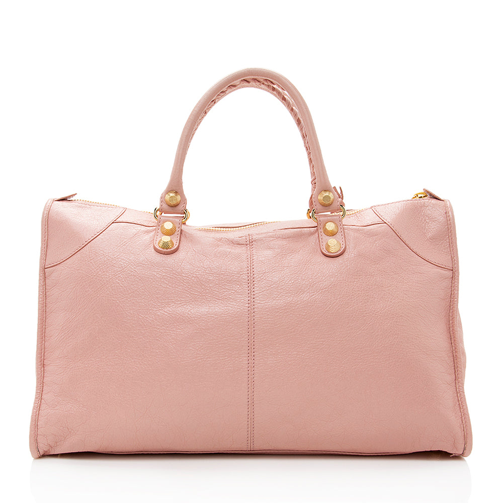 Balenciaga Agneau Classic City Satchel (SHF-19441)