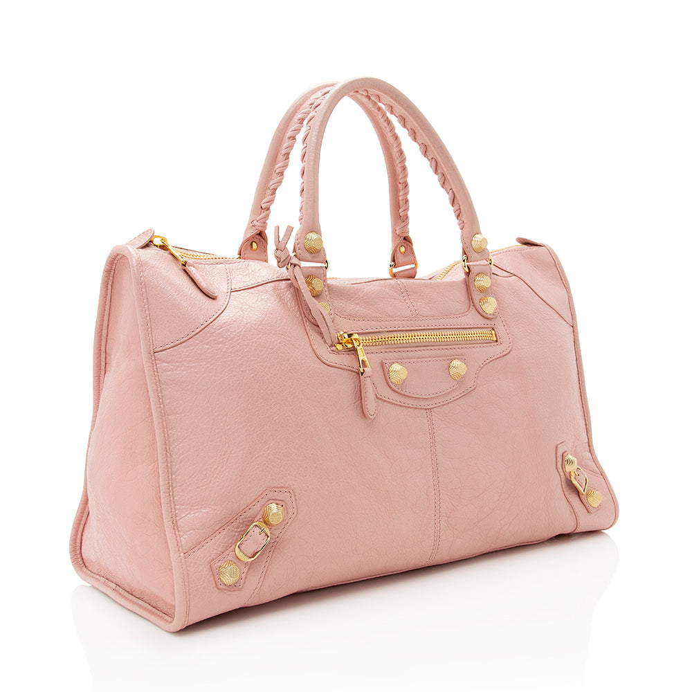 Balenciaga Agneau Classic City Satchel (SHF-19441)