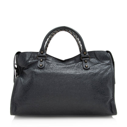 Balenciaga Agneau Classic City Satchel (SHF-20567)