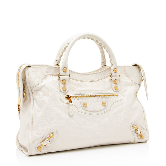 Balenciaga Agneau Giant 12 City Satchel - FINAL SALE (SHF-23628)