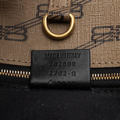 Balenciaga BB Monogram Canvas Signature E/W Medium Shopper Tote (SHF-23770)
