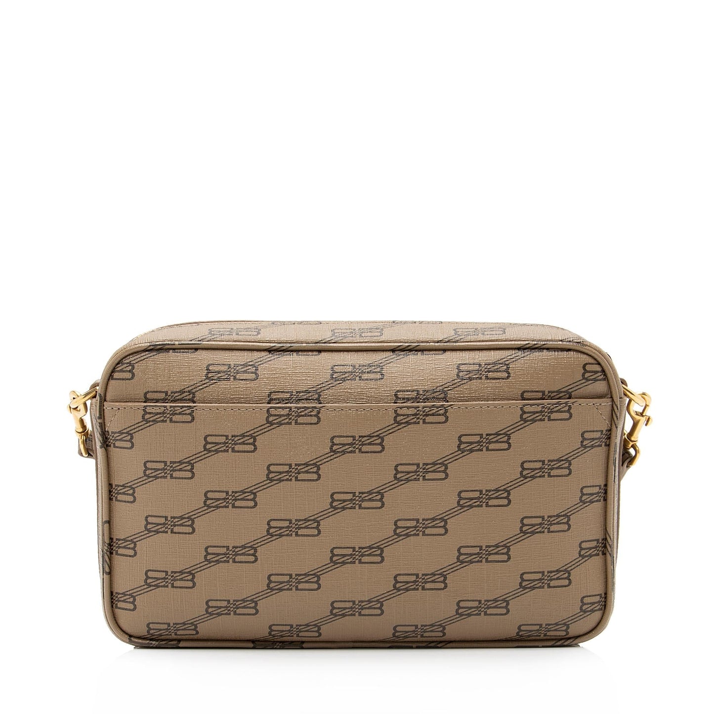Balenciaga BB Monogram Canvas Signature Medium Camera Bag (SHF-23603)