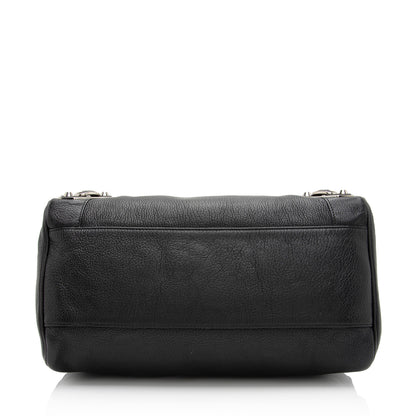 Balenciaga Chevre Metallic Edge Velo Satchel (SHF-dBQnvy)