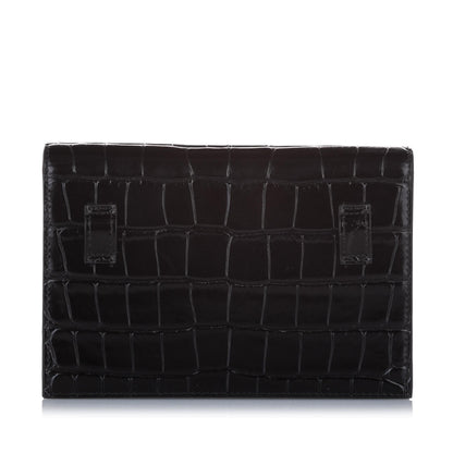 Balenciaga Croc Embossed Sharp Leather Shoulder Bag (SHG-25675)