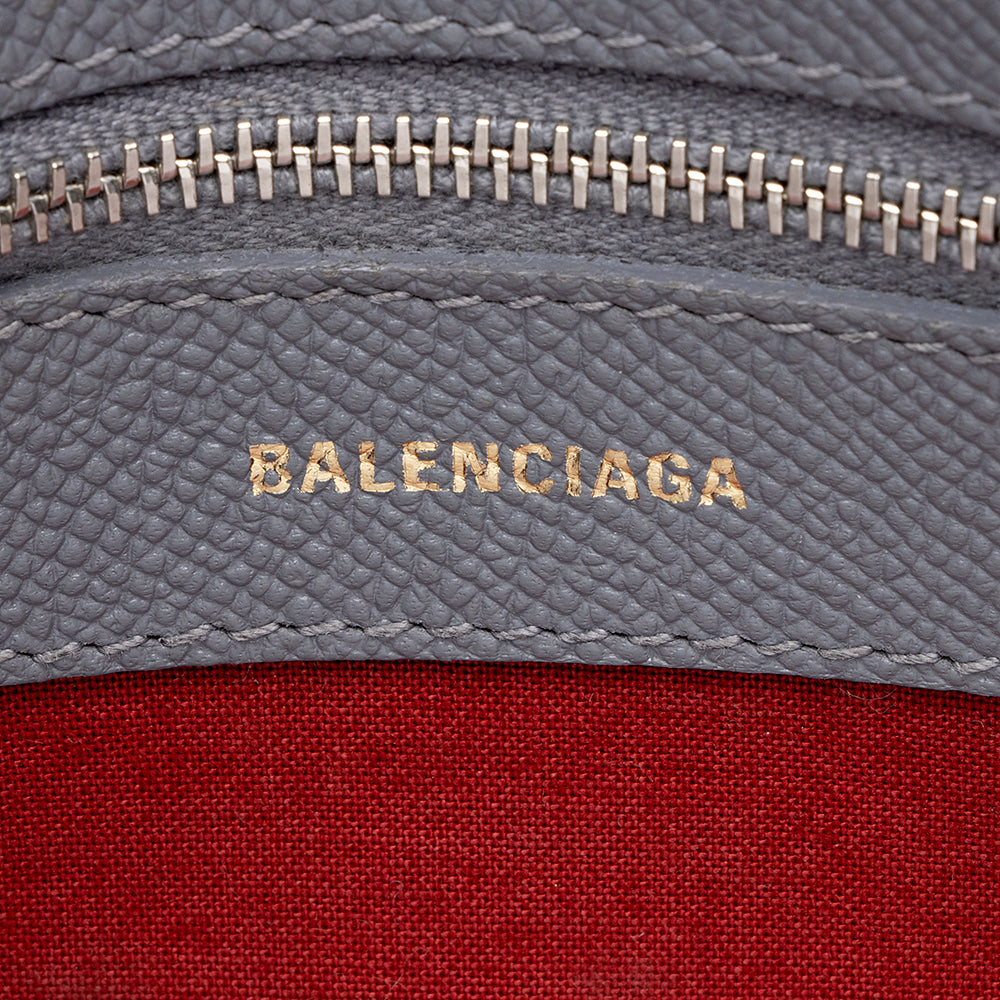 Balenciaga Grained Calfskin Ville Top Handle Bag (SHF-20176)