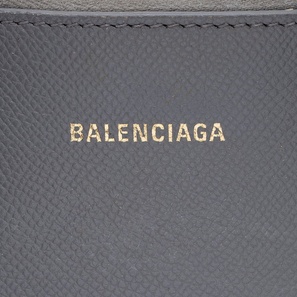 Balenciaga Grained Calfskin Ville Top Handle Bag (SHF-20176)