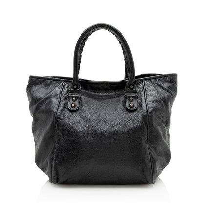 Balenciaga Lambskin Sunday S Tote - FINAL SALE (SHF-12206)