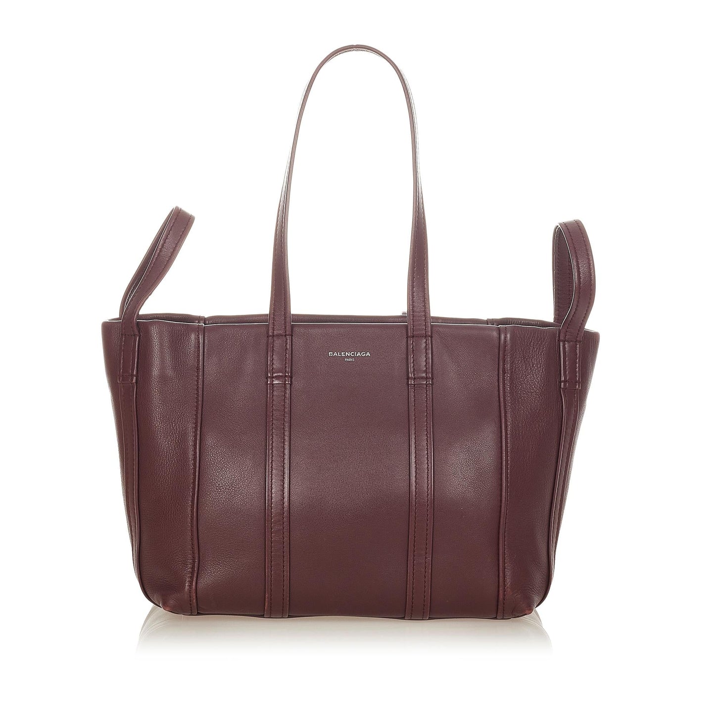 Balenciaga Laundry Cabas Leather Tote Bag (SHG-26247)