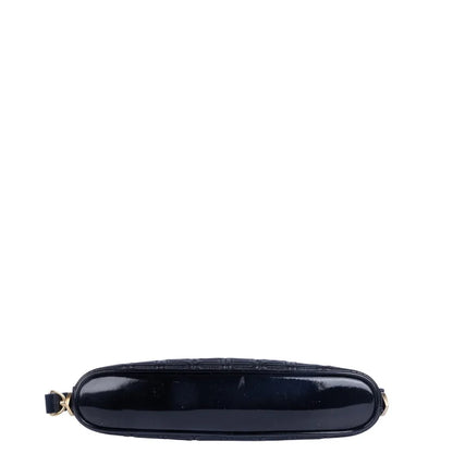 Balenciaga Logo Embossed Leather Pochette