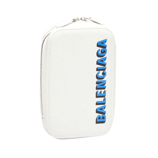 Balenciaga Logo Leather Messenger Bag (SHG-xPeXlB)