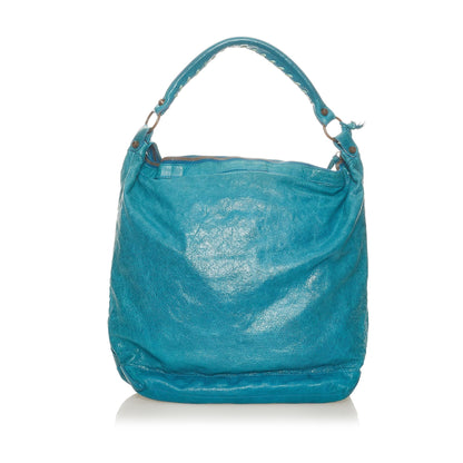 Balenciaga Motocross Classic Day Leather Shoulder Bag (SHG-27287)