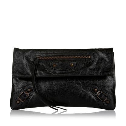 Balenciaga Motocross Classic Envelope Clutch Bag (SHG-33319)