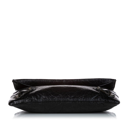 Balenciaga Motocross Classic Envelope Lambskin Leather Crossbody Bag (SHG-26683)