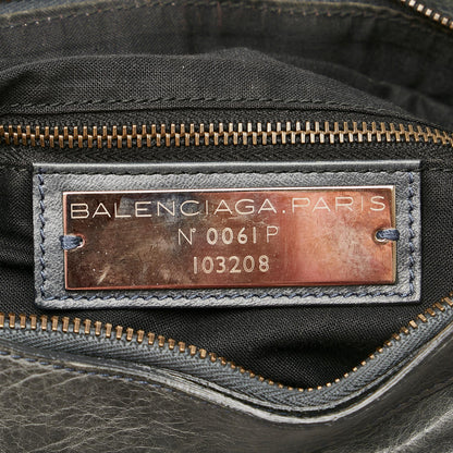 Balenciaga Motocross Classic First Leather Satchel (SHG-26212)