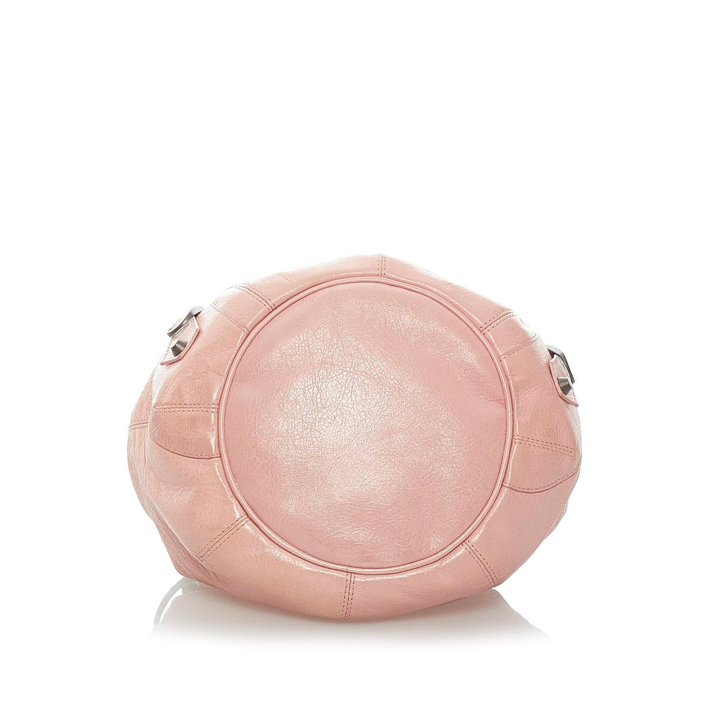 Balenciaga Motocross Classic Pompon Bucket Bag (SHG-33526)