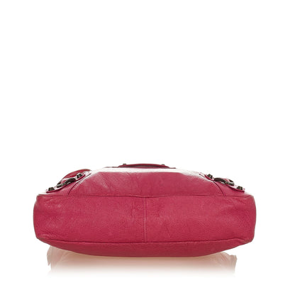 Balenciaga Motocross Classic Town Leather Satchel (SHG-25930)