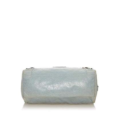 Balenciaga Motocross Classic Twiggy Leather Satchel (SHG-27490)