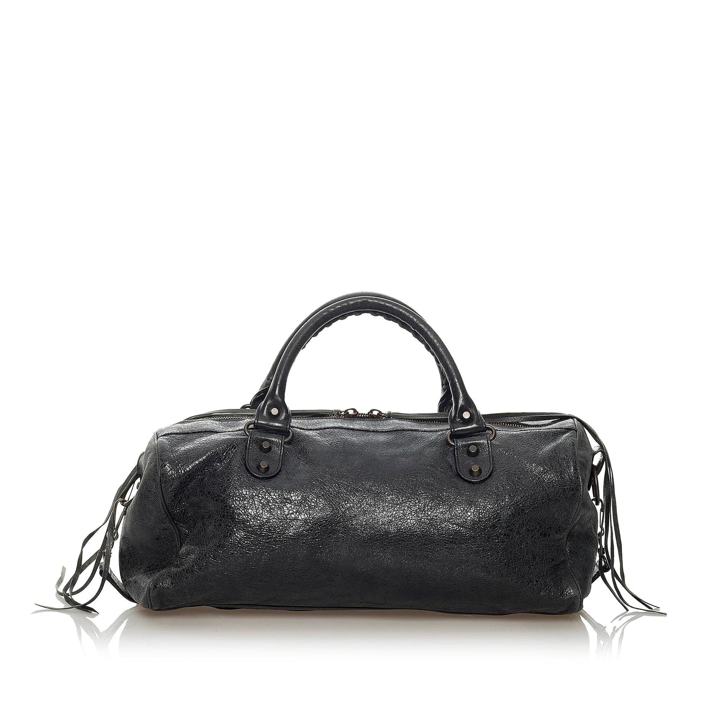 Balenciaga Motocross Classic Twiggy Leather Satchel (SHG-29211)